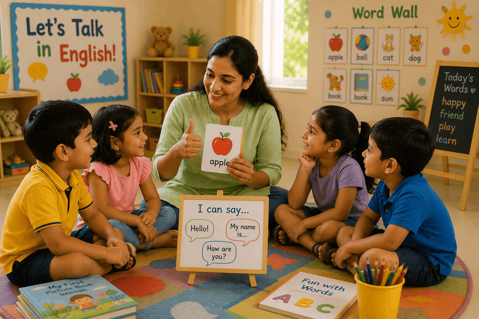 A Class 1 English foundation activity