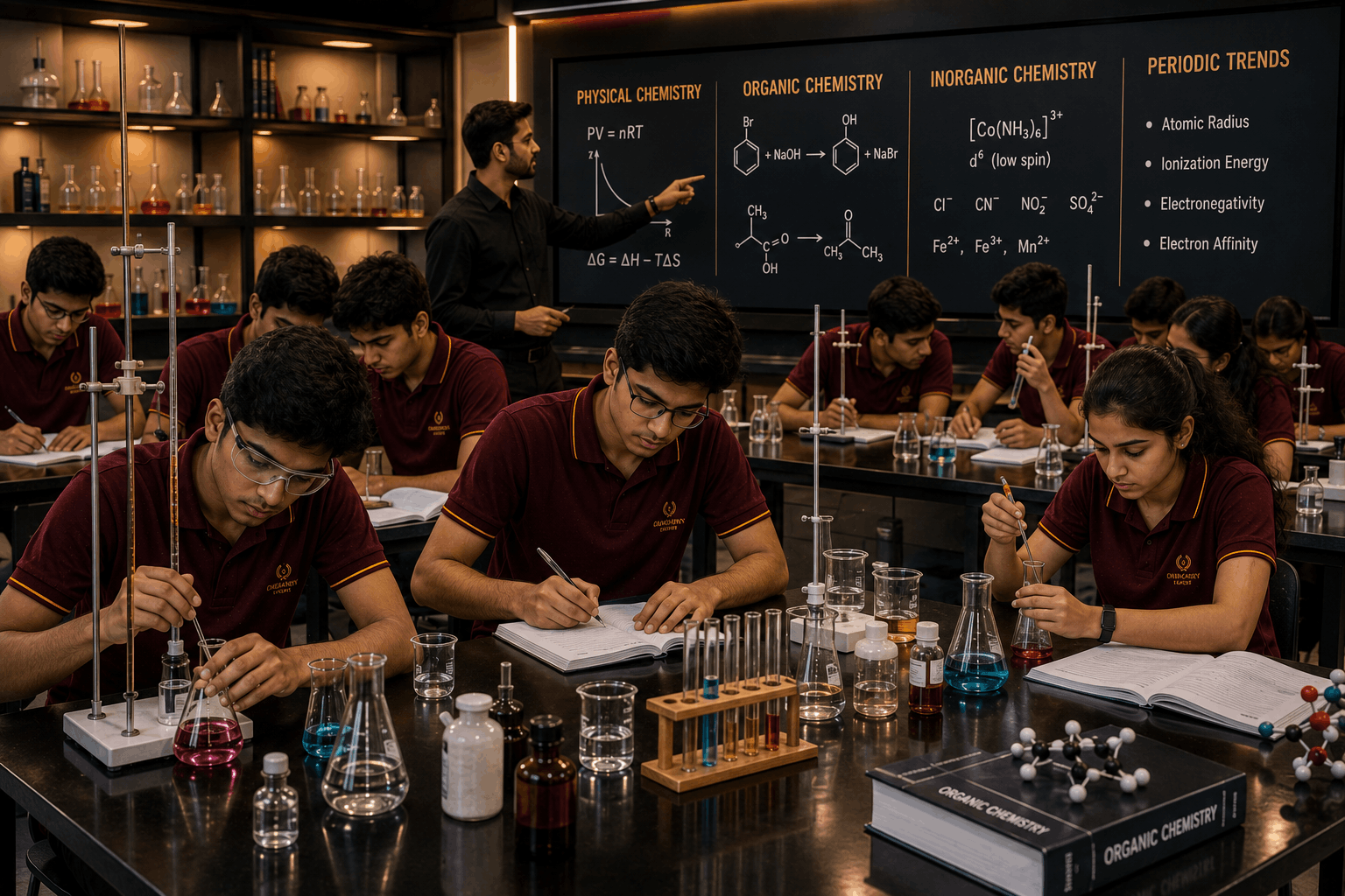 Chemistry department lab at Aarsh Institute