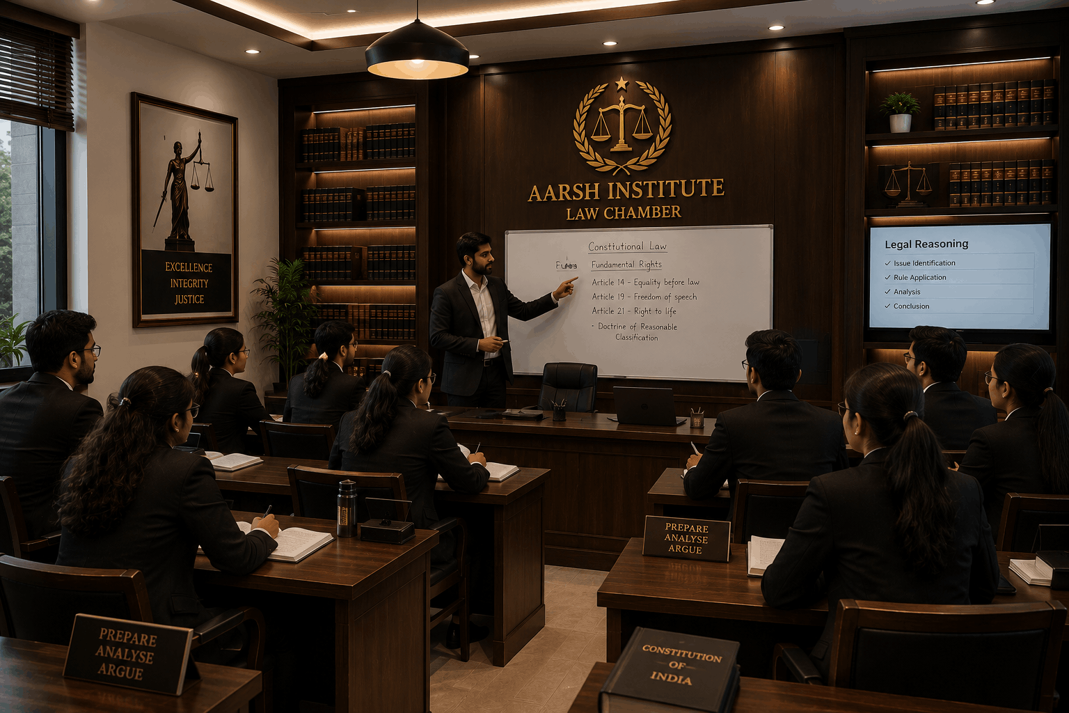 Candidates in session