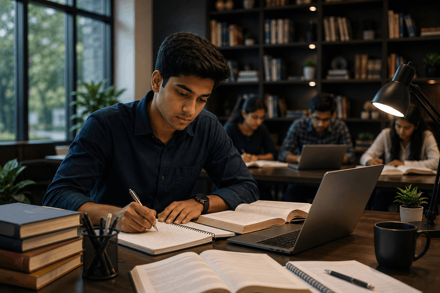 Students preparing for SSC CHSL exam