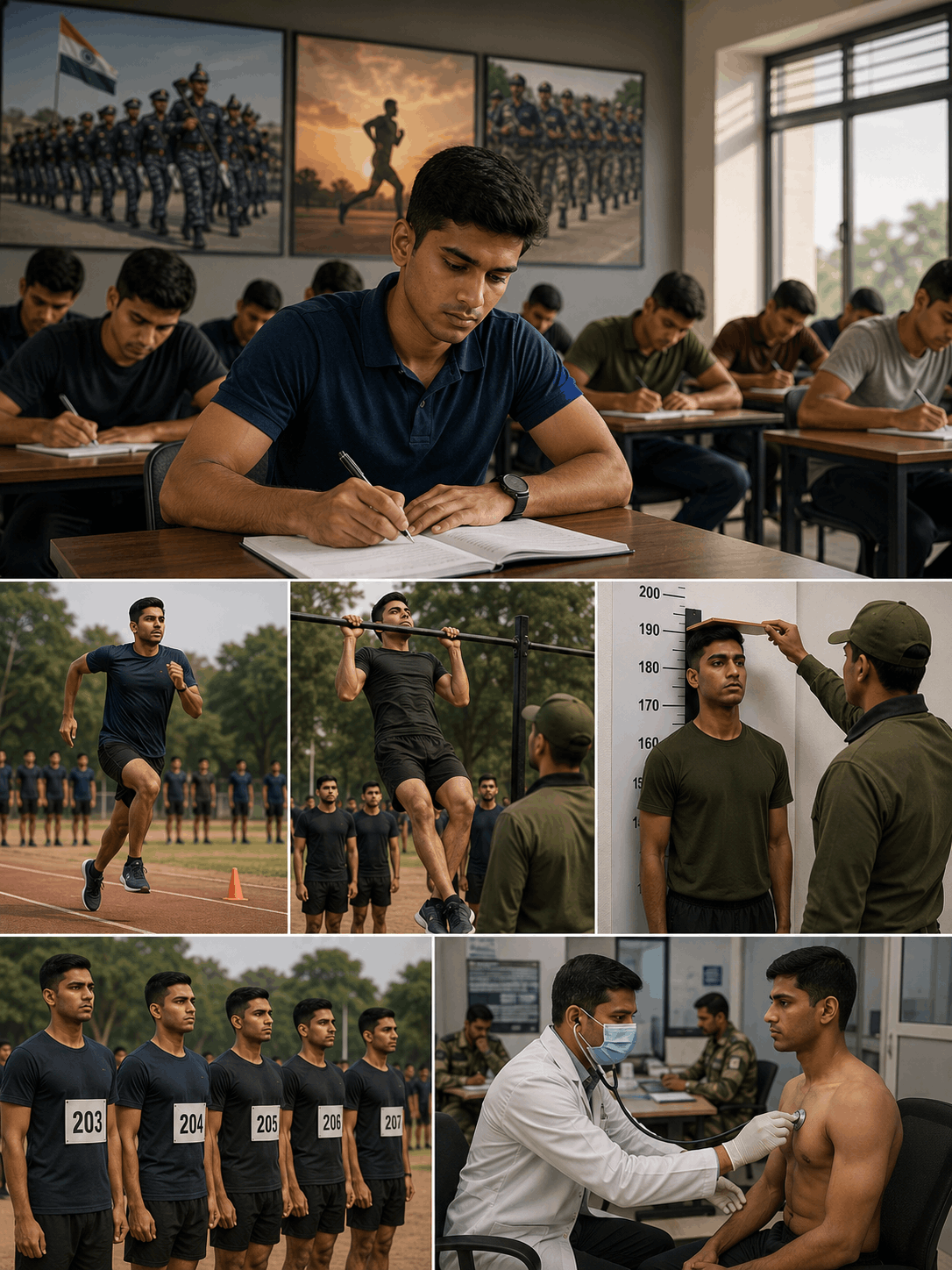 SSC GD Constable exam preparation classroom
