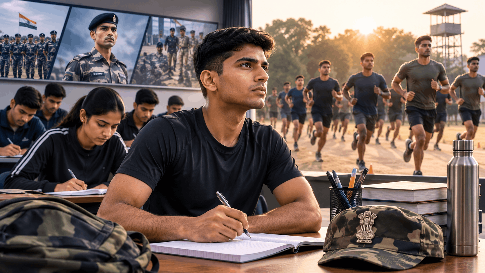 SSC GD Constable trainee in field training