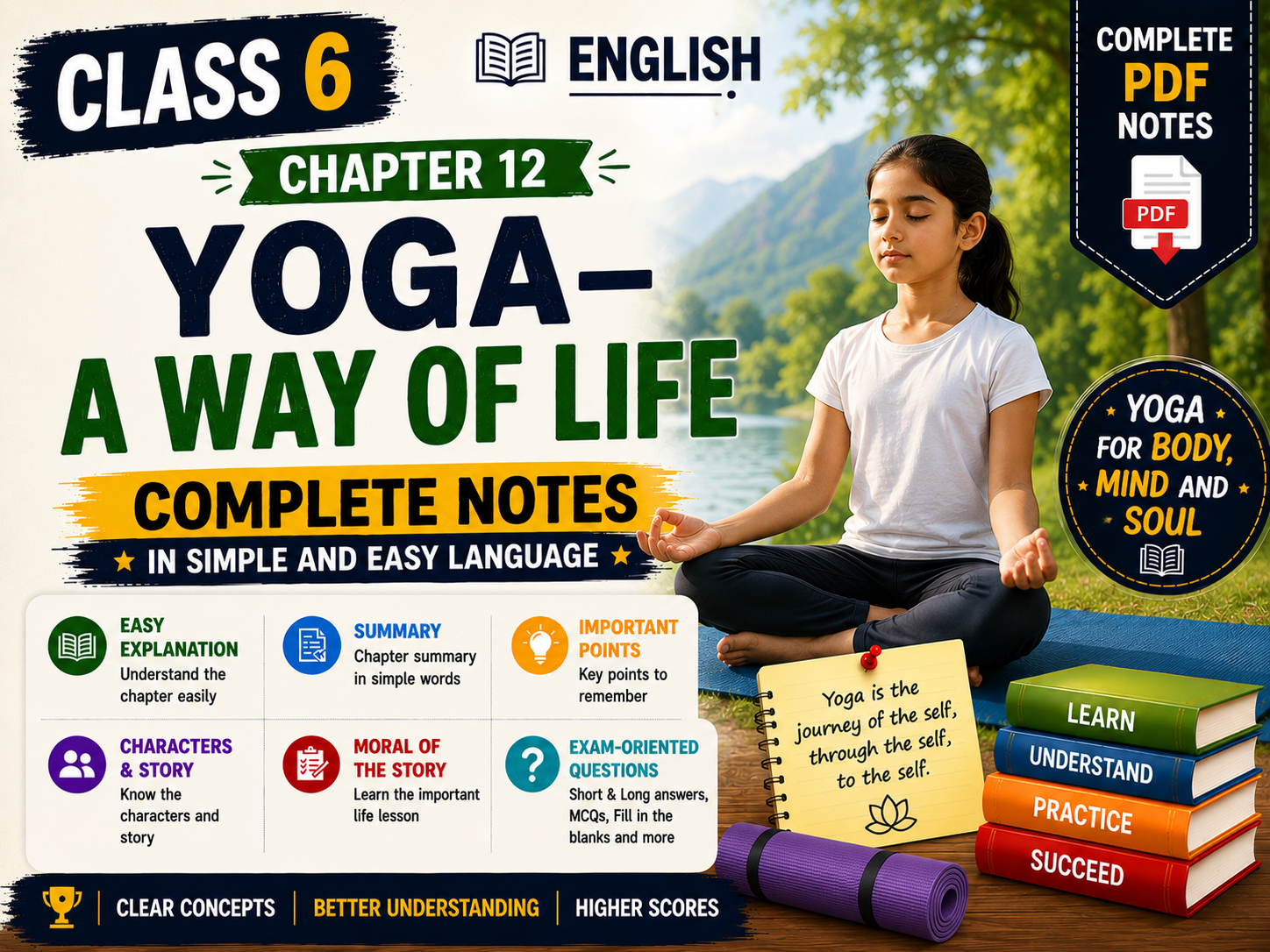 Yoga—A Way of Life - Class 6 Notes