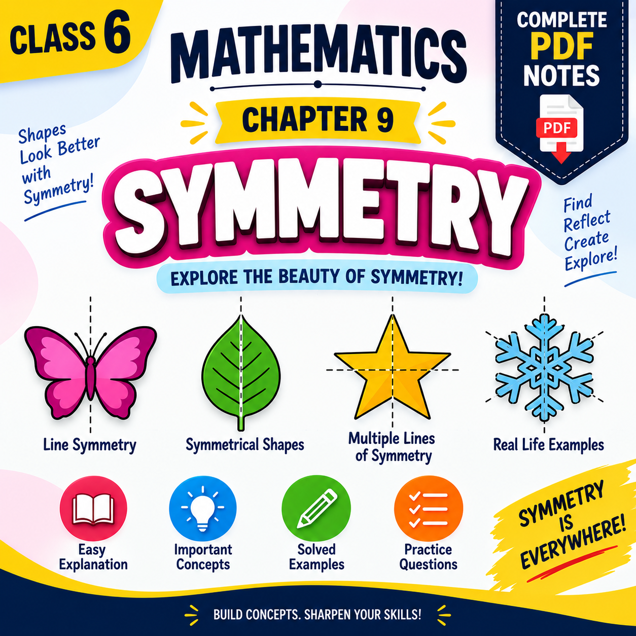 Symmetry - Class 6 Notes