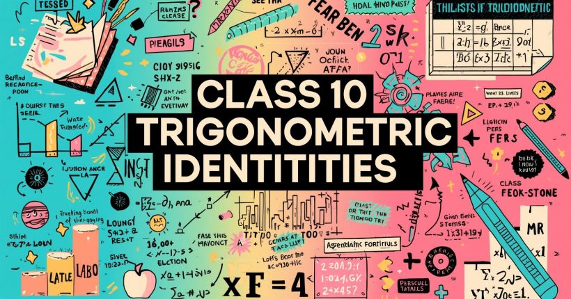 Trigonometric Identities_ Class 10 Ka Darr Ab Khatam! CREATE A POSTER
