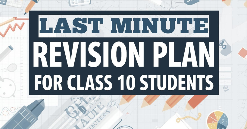 Last Minute Revision Plan for Class 10 Students